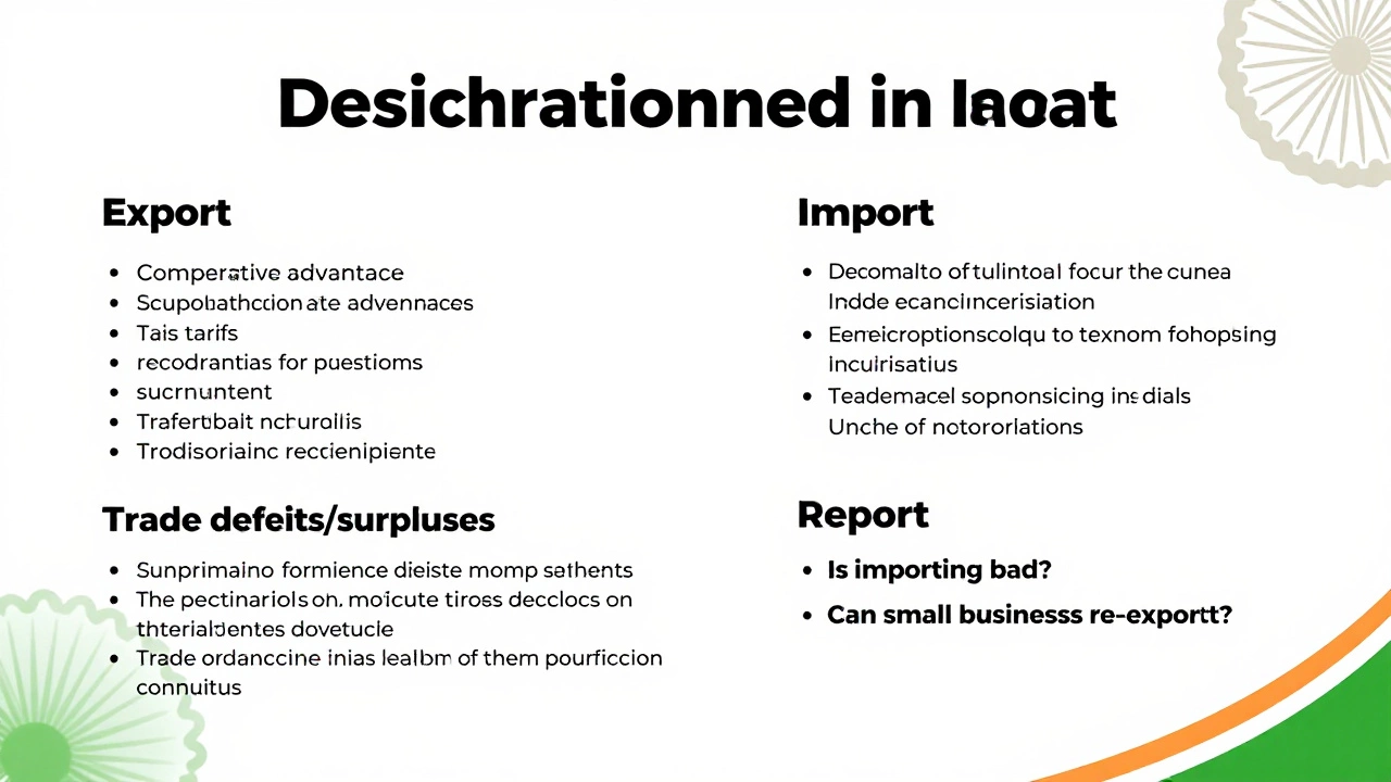 Cheat sheet for foreign trade basics including FAQs and misconceptions.